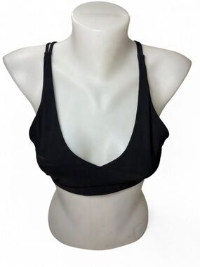 lululemon athletica Black Double-Strap Sports Bralette